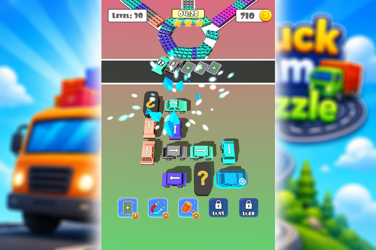 Truck Jam - Complete Mobile Game Template