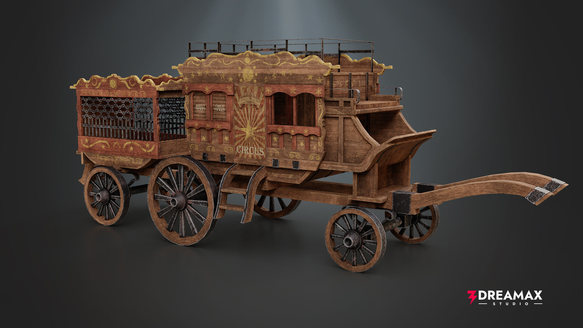 Medieval Wagons, Carts & Carriages Vol-1_ Historical Props