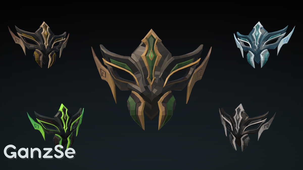 GanzSe Masks - Fantasy Low Poly Pack