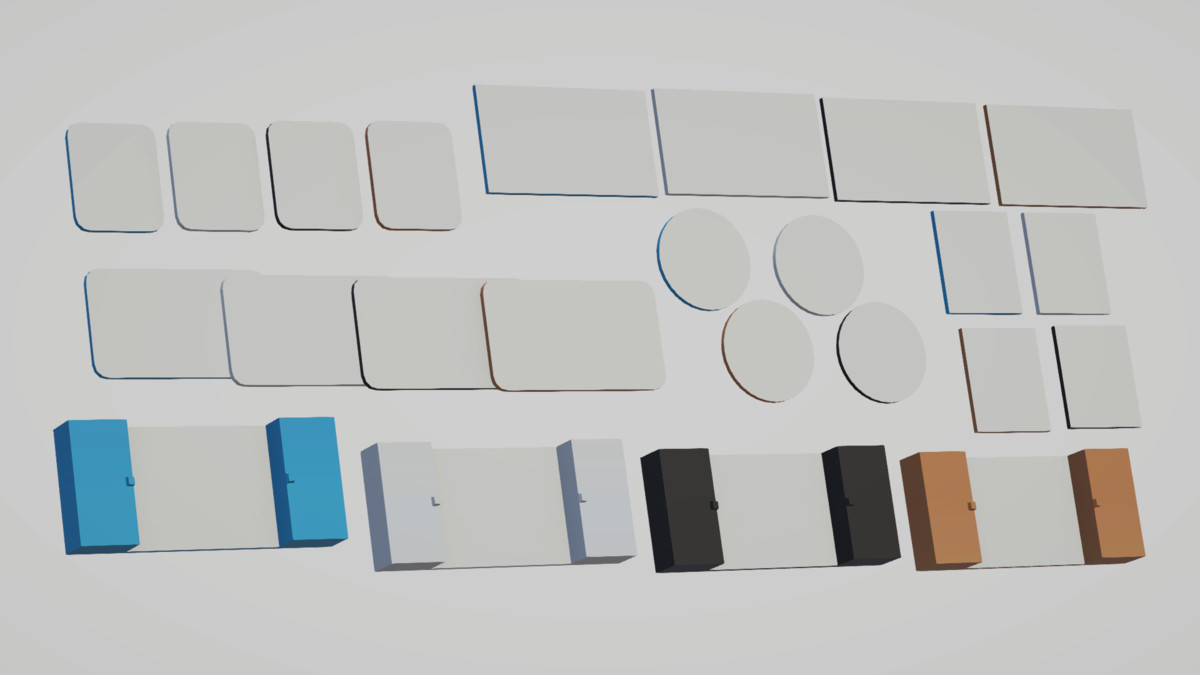 Low Poly Interior Houses – Modular Home Assets Pack