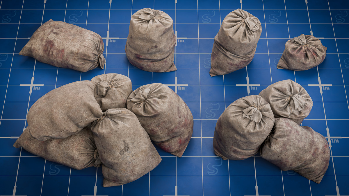 Realistic Garbage Bags Pack