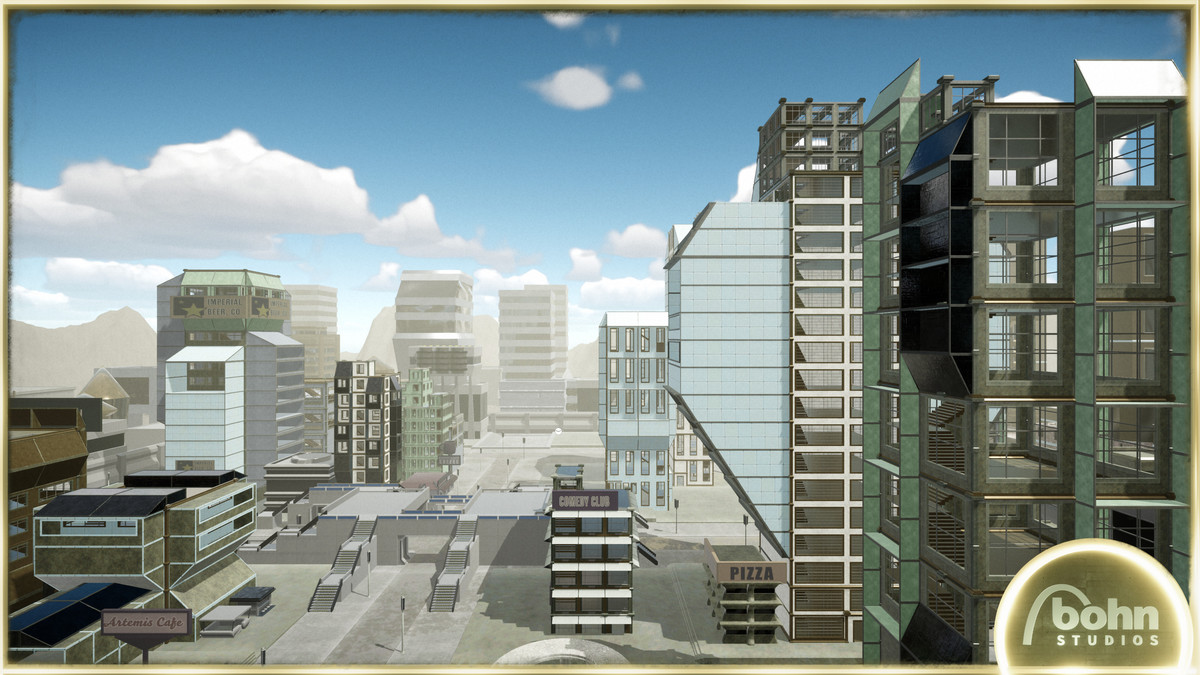 OWA Tech District 02 - City Building Kit: Sci-Fi, Cyberpunk, Modern, Futuristic