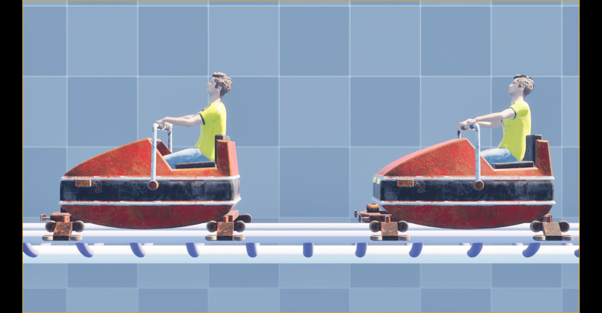 Roller Coaster NPC Animation