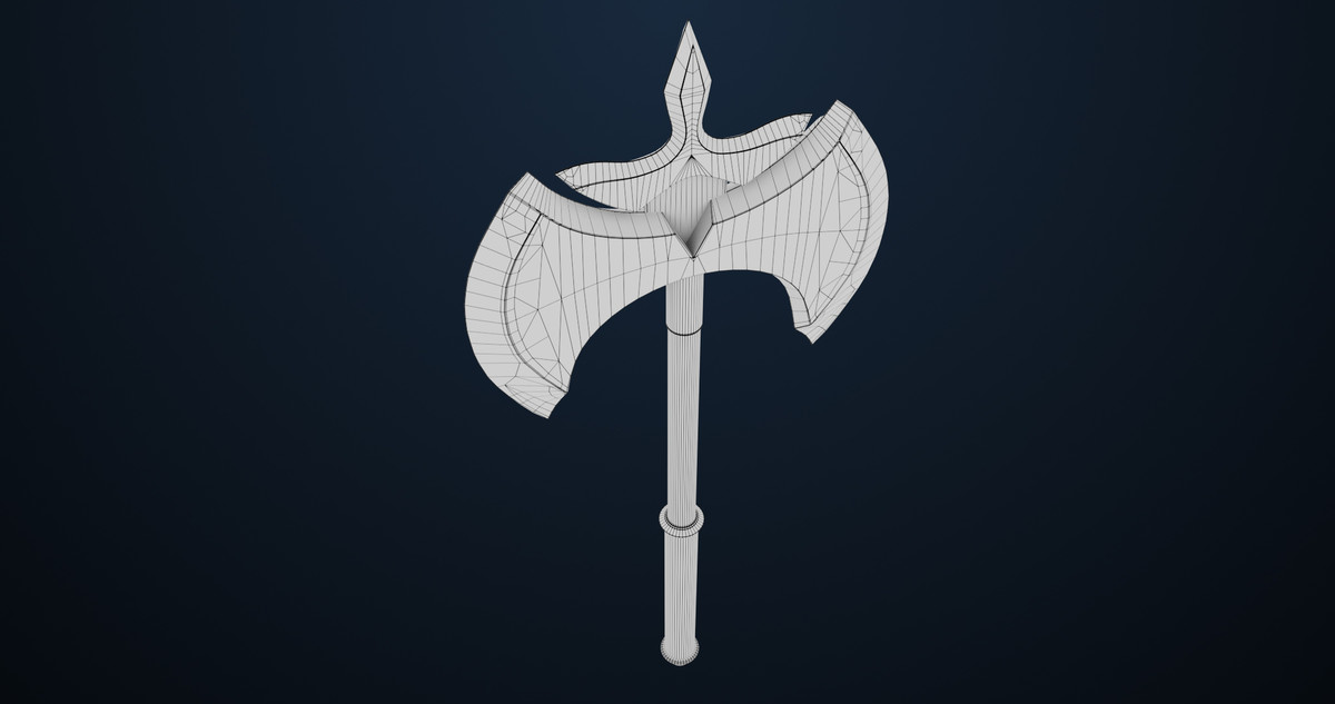 Battle Axe 04 URP HDRP Textures