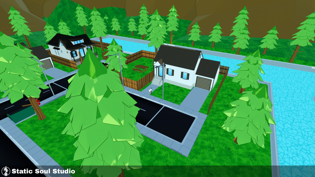 Low Poly City Pack – Modular Buildings, Roads & Props