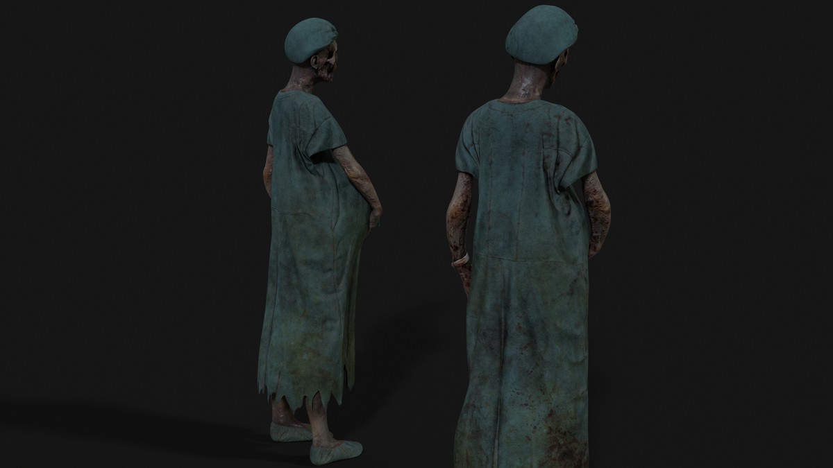 Pregnant Walker — Zombie Hospital Collection