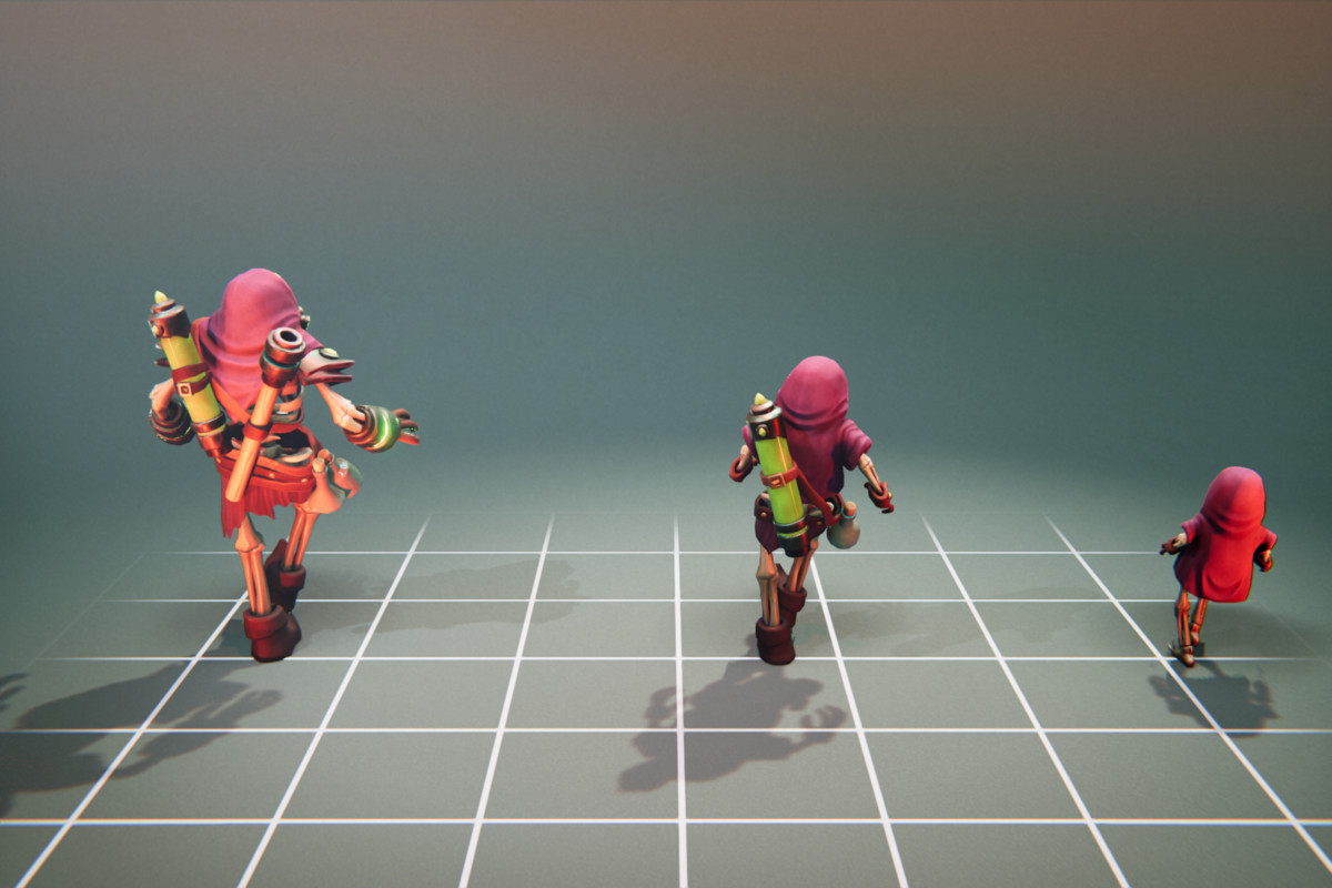 Poison Skeleton - 3 Characters + Animations