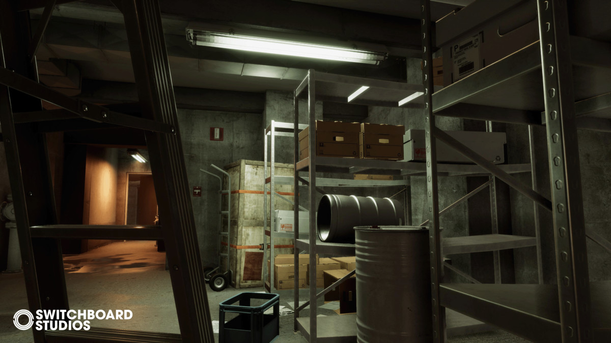 Atmospheric Modular Underground Car Park & Hallways