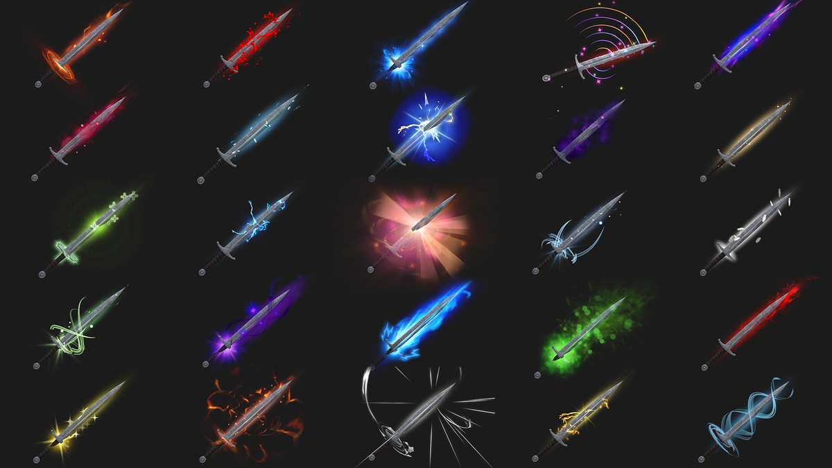 Game VFX - Combat Slash & Trails