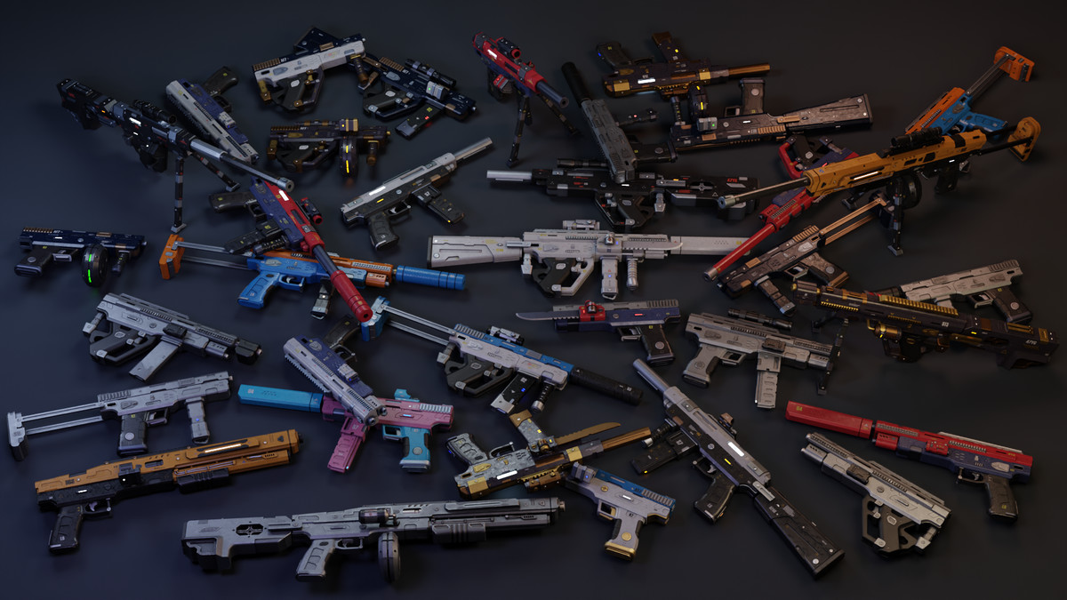 Modular Guns - Customizable Animated Weapon Pack - 30% SALE!