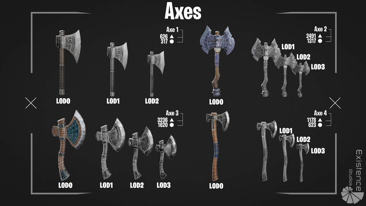 30 in 1 - Weapon Props Bundle - Stylized Fantasy Pack