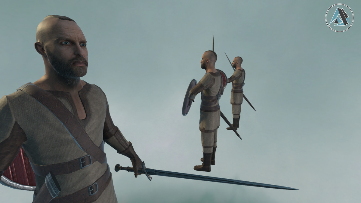 Viking Warrior Character Realistic Medieval Asset Package