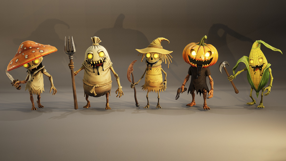 Nightmare Harvest Monsters 1 – Stylized Character Pack (5 Characters, 15 Skins)