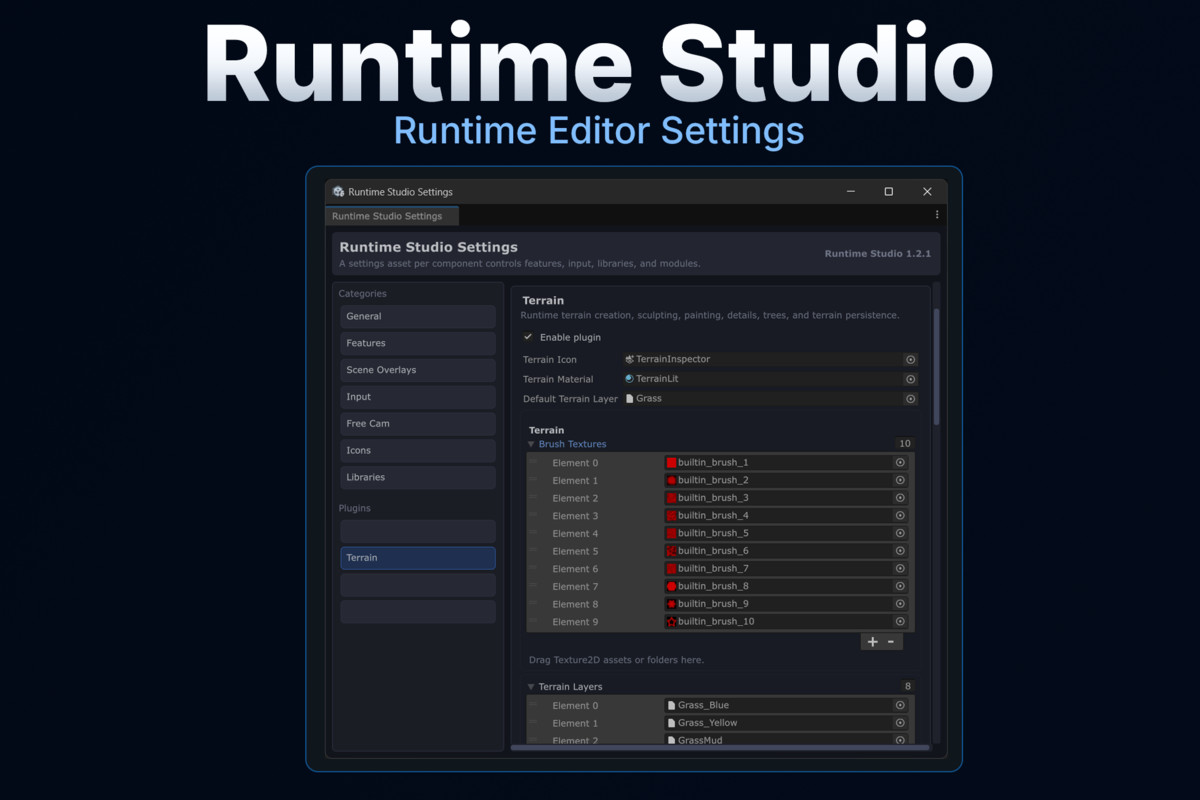 Runtime Studio – Terrain Editor