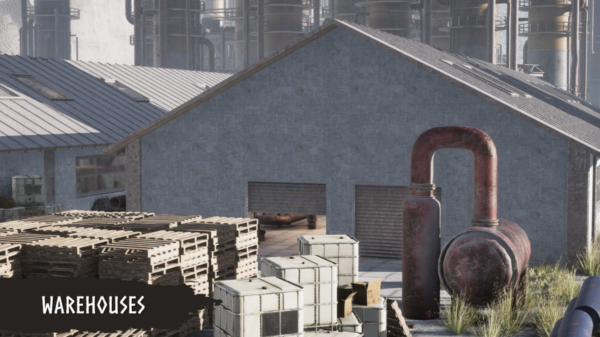 Industrial Factory (Factory, Warehouse, Industrial Factory, Modular Factory)