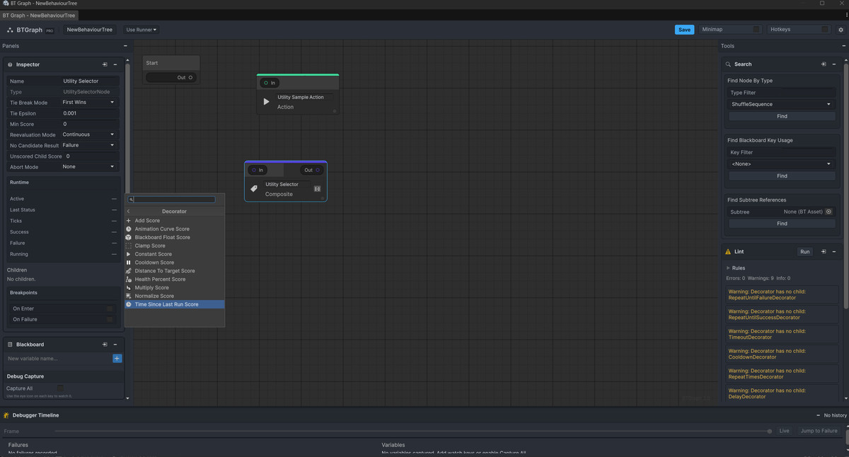 Utility AI Pack – Extension Pack for BTGraph
