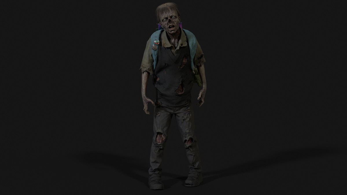 Gradeschooler Boy — American School Zombie Collection