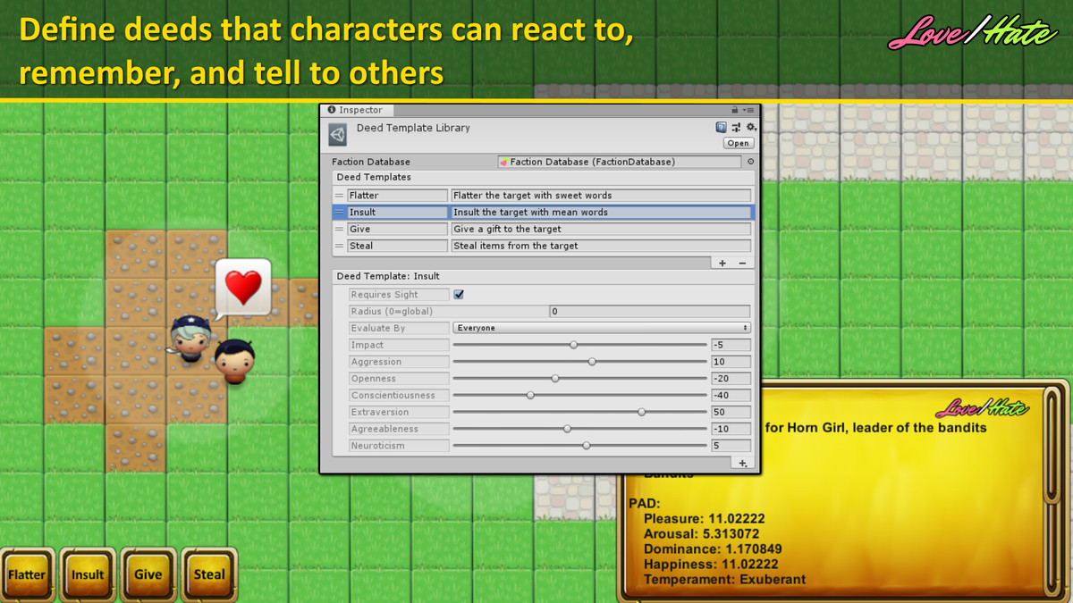 Pixel Crushers Narrative Bundle: Dialogue System, Quest Machine, Love/Hate