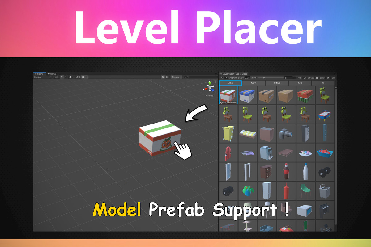 Quick Drag & Drop | Level Placer