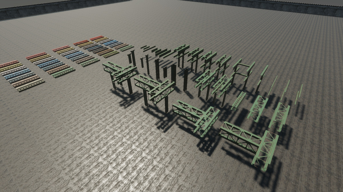 Beams and Truss Construction Set HQ