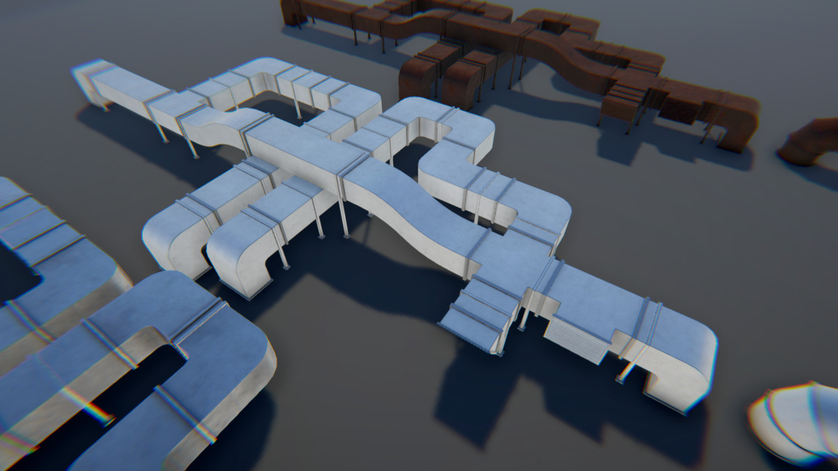 Modular Industrial Air Duct System