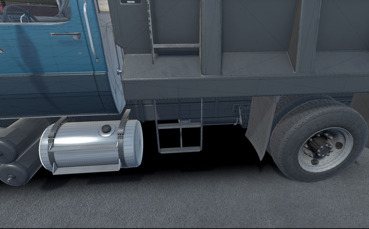 80s generic dump truck