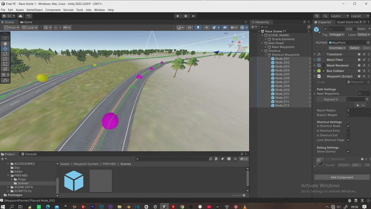 WAYPOINT ROAD SYSTEM : Track builds made easy.