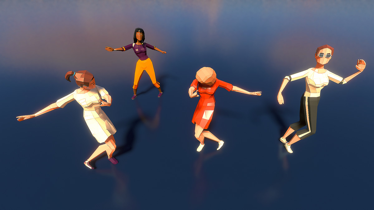 Low Poly Farm. HappyLifeville