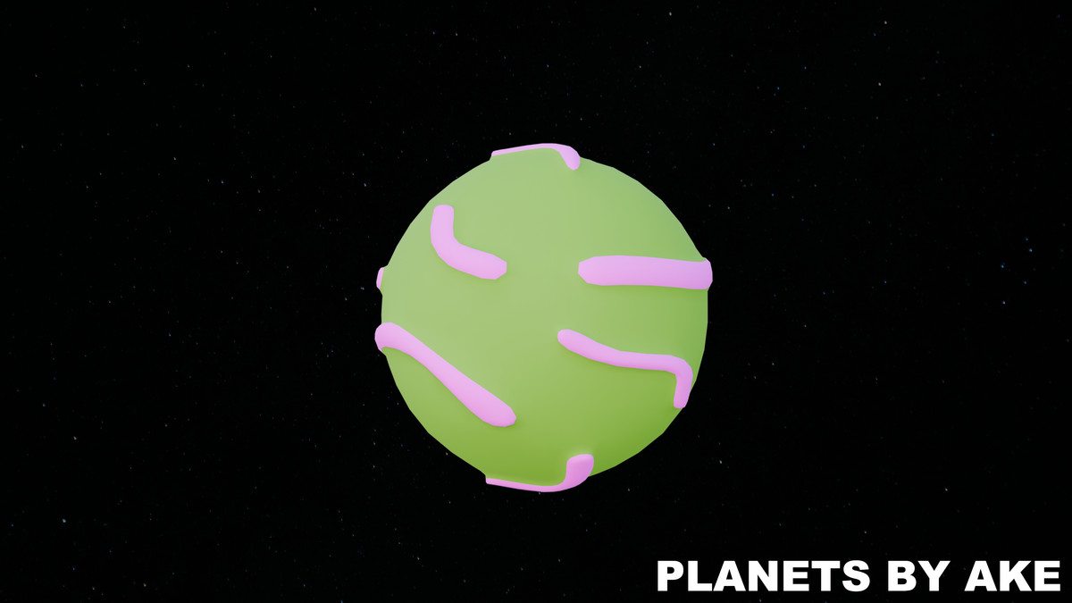 Planets - Stylized Low Poly Asset Pack by Ake