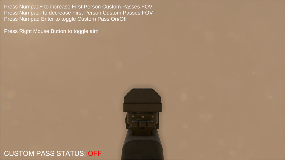 H_RenderObjects Custom Pass for HDRP