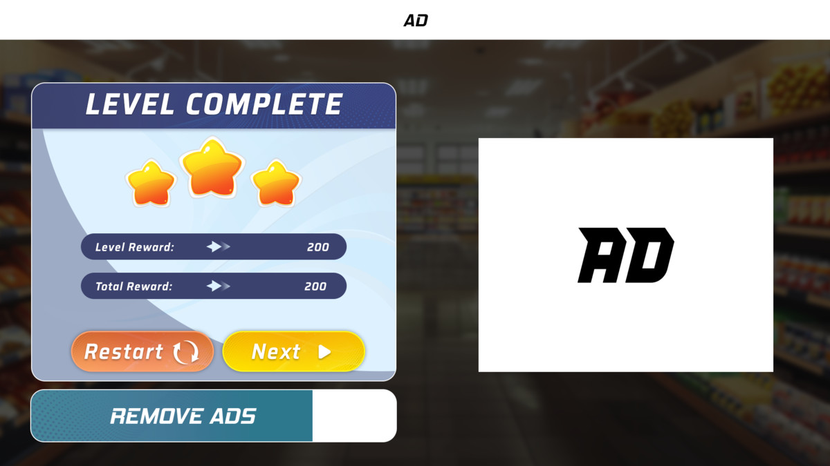Supermarket & Mega Mall Simulator UI Kit – Complete Shop, POS & Inventory System