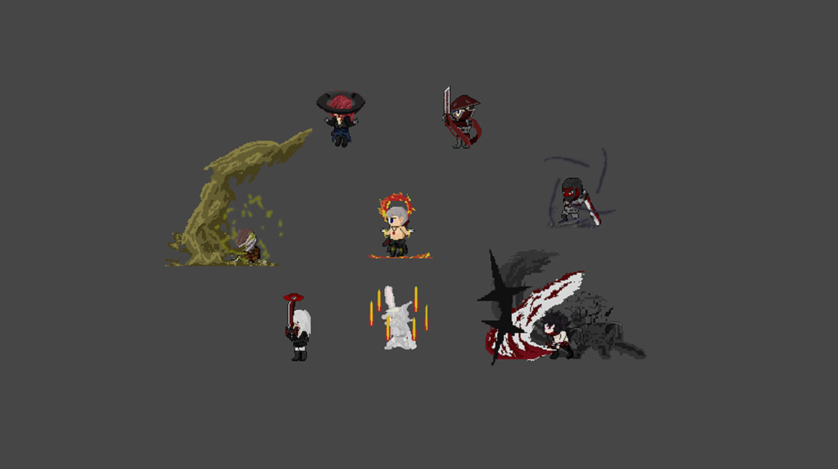 2D Pixel Character Pack – Attacker Class