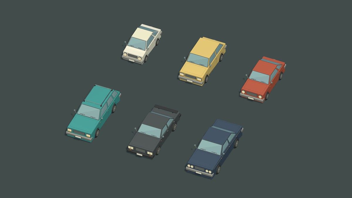 FrostDrive - Low Poly Retro Cars