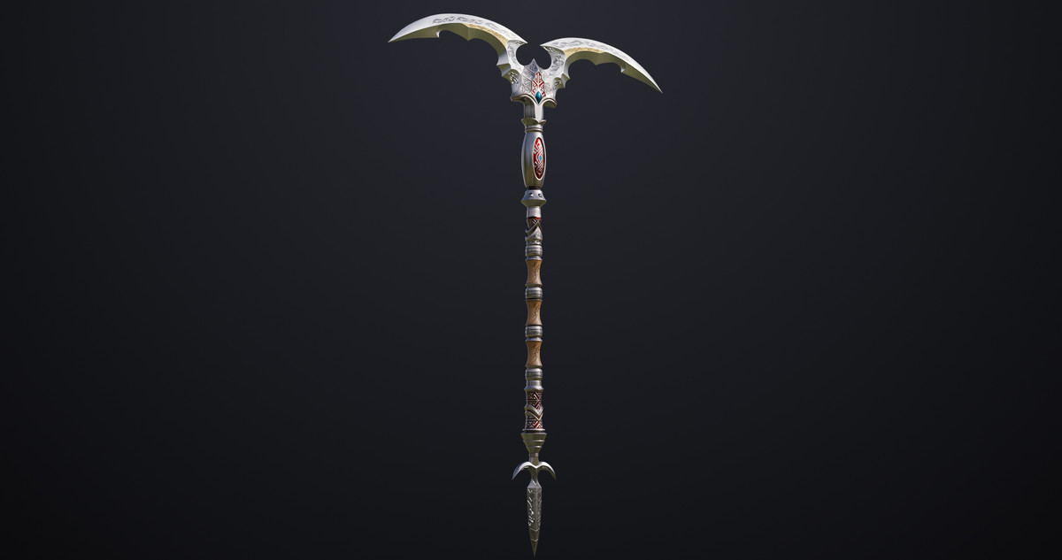 Battle Axe 05 URP HDRP Textures