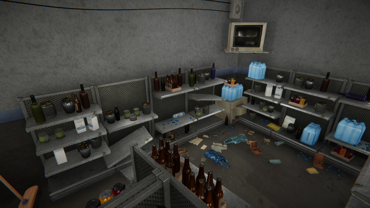 Realistic Modern Roadside Convenience Store Asset Package