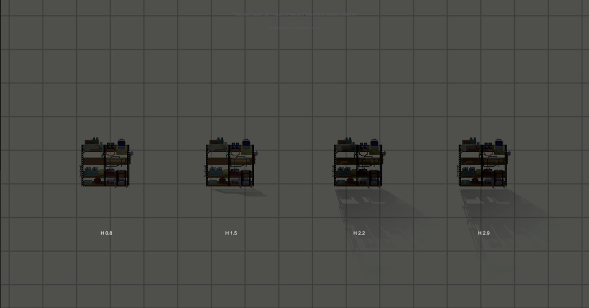 Pseudo Light 3D - Top-Down 2D Pseudo-3D Lighting System