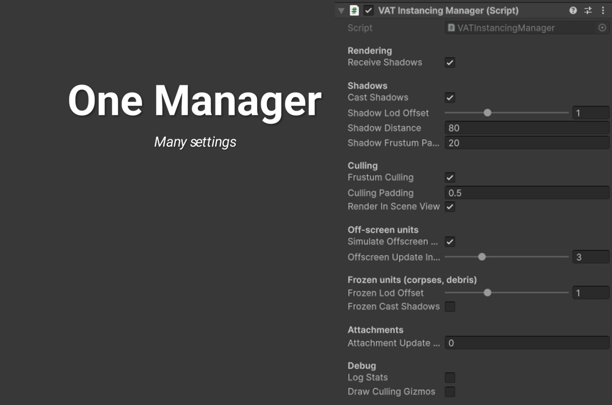 GPU Animation Instancer - Crowds | Attachments