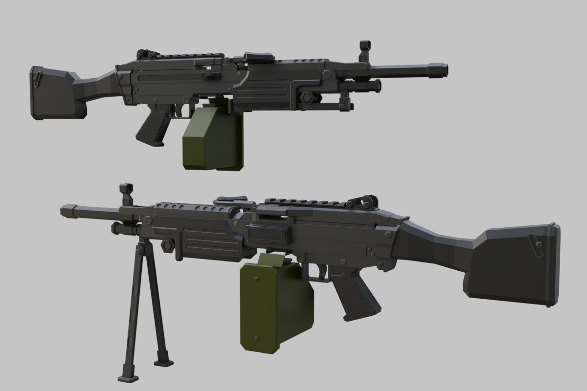 Low Poly Weapon Bundle Pack 1