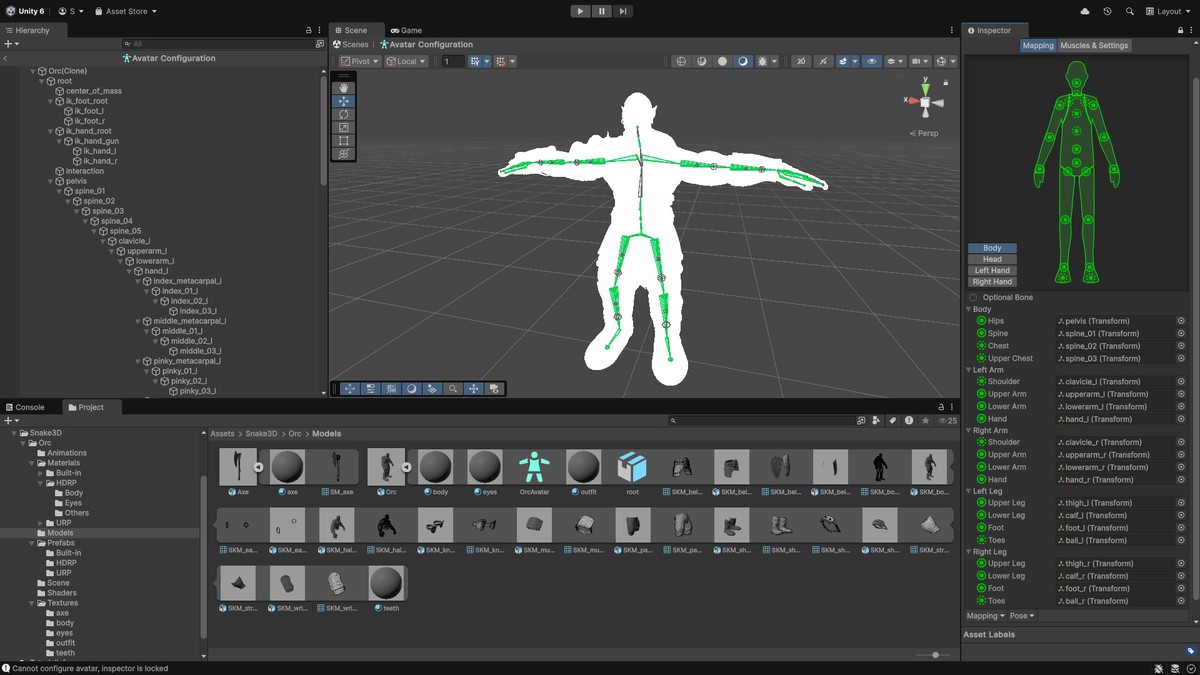 Realistic Orc Character