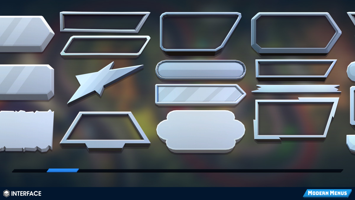 Modern Menus - Synty INTERFACE - GUI