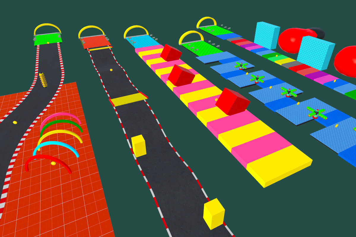 Obby Style Car Game Level Pack