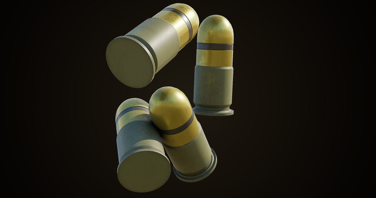 Grenade Launcher 01 Sandal URP HDRP Textures