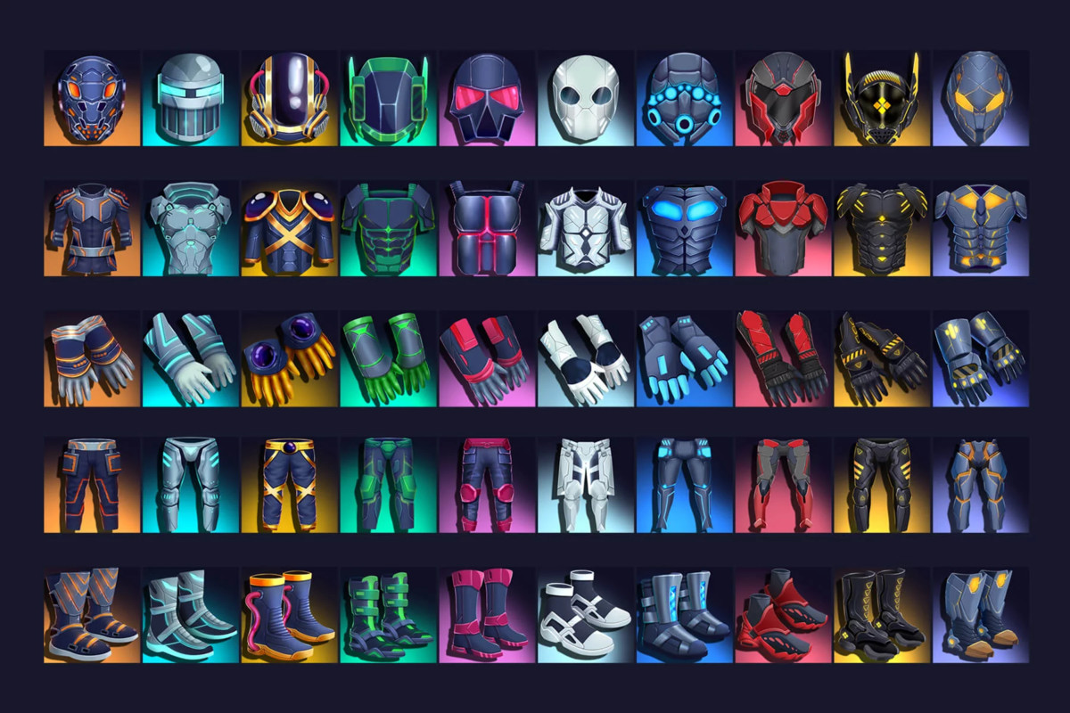 2700 Cyberpunk RPG Icons Pack