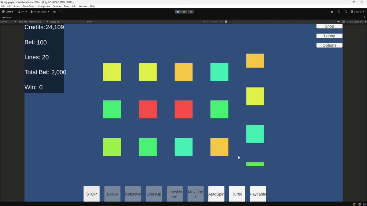 SlotFramework - Slot Machine Engine