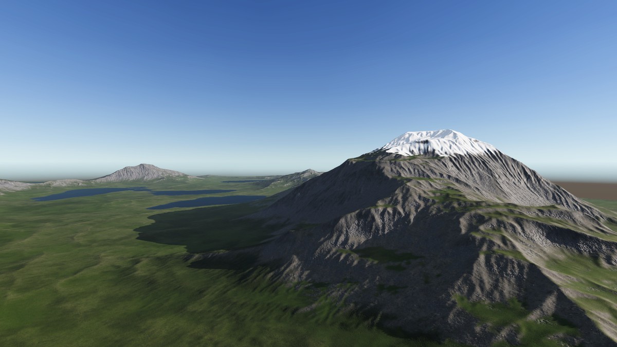 Procedural Ridged Mountains 8K & 4K - 54 Terrains