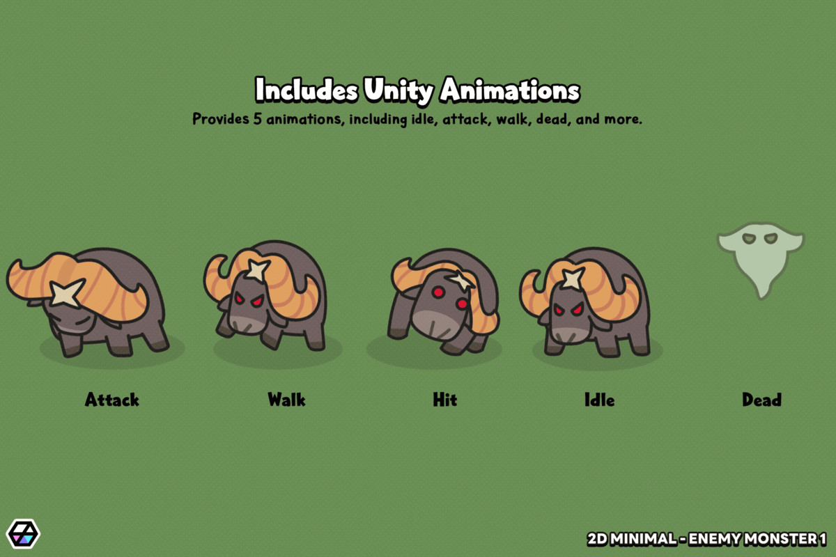 2D Minimal - Enemy Monster1