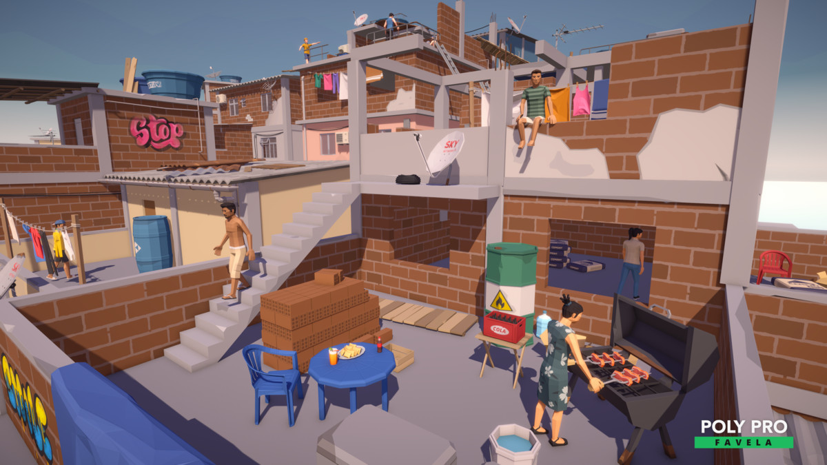 Poly Pro Favela - Low Poly Assets