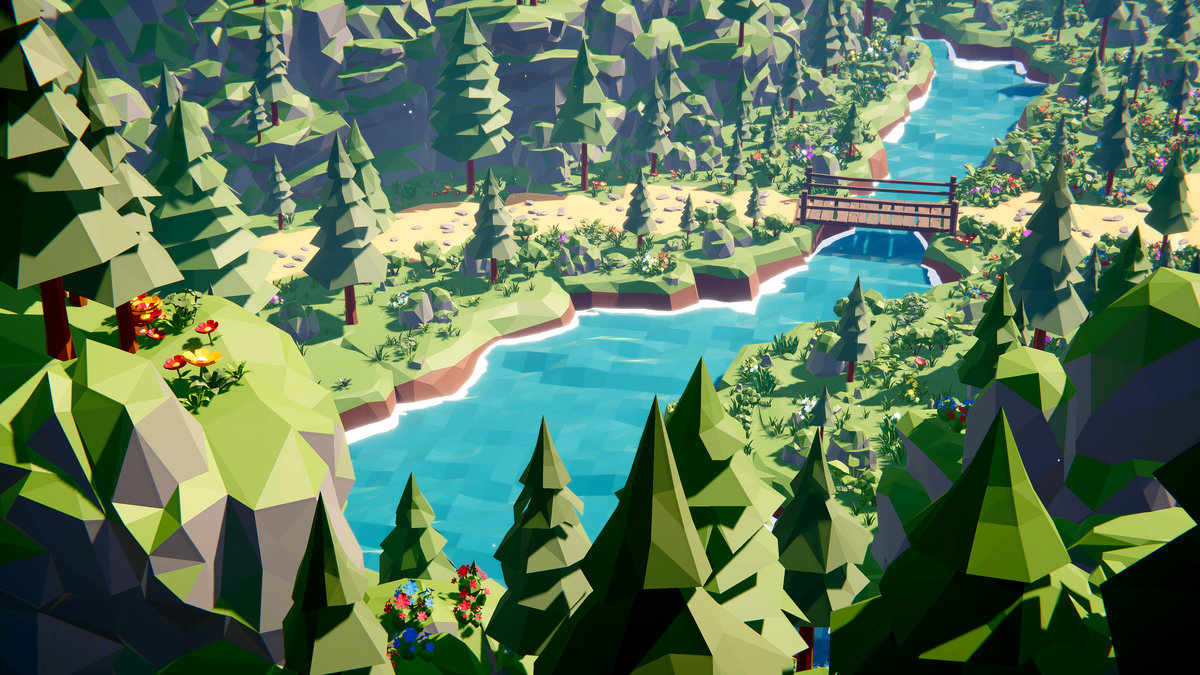 Rocky Valley - Polyart Environment