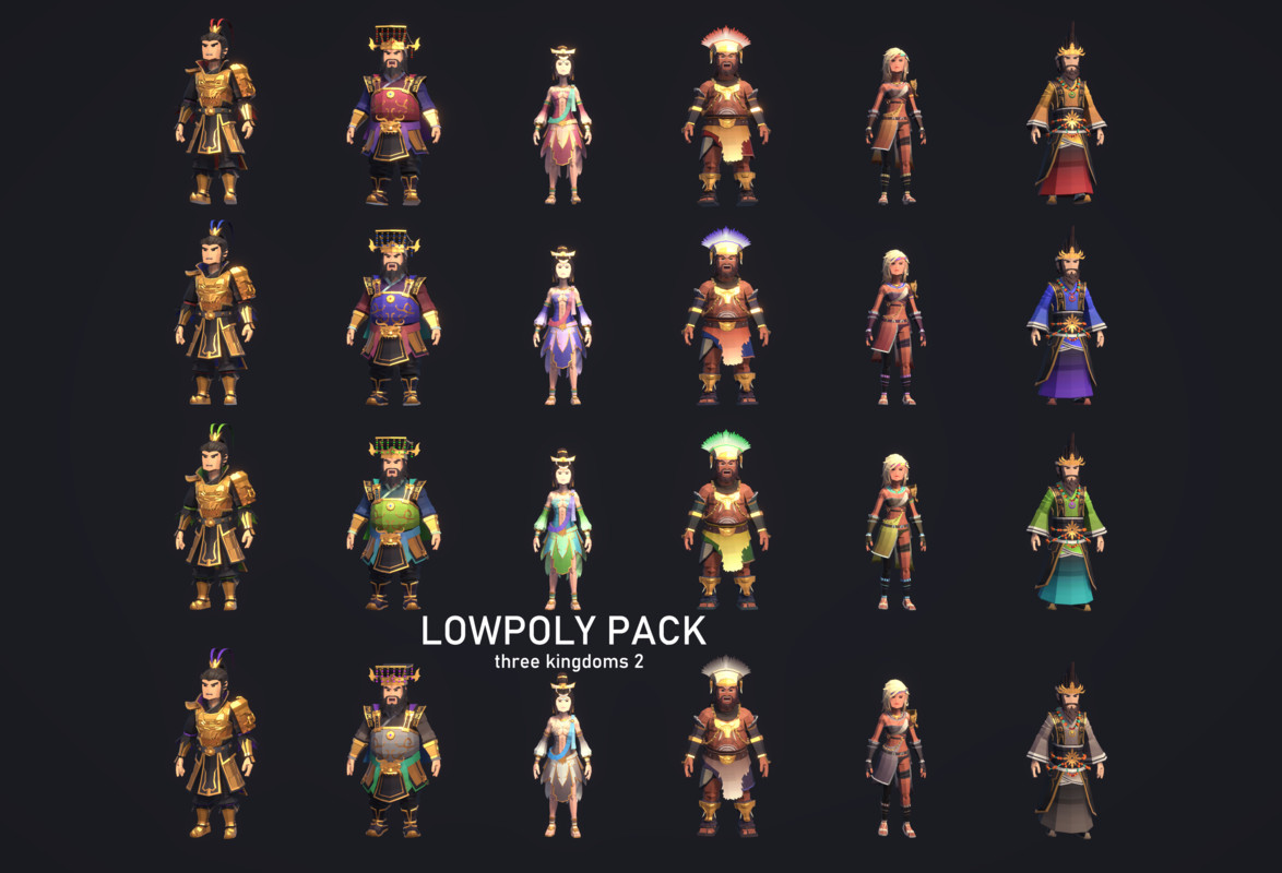 LowpolyPack_Three Kingdoms 2