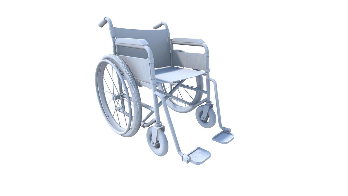 Wheel Chair 3D Model
